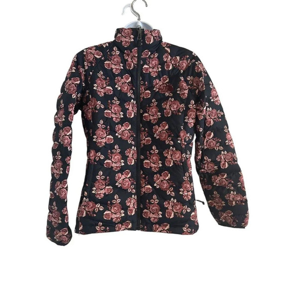 The North Face Jackets & Blazers - The North Face Women's Flare Down Jacket Urban Navy Floral Print Sz SP $160